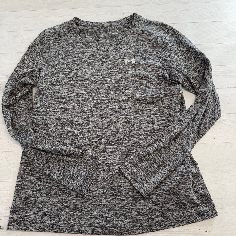 Under armour women's grey long sleeve shirt medium